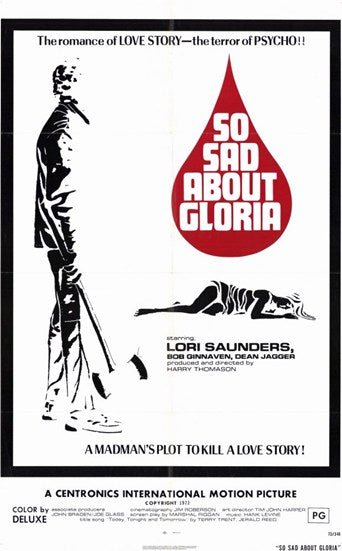 So Sad About Gloria Movie Poster Print featuring emotional cinematic design.