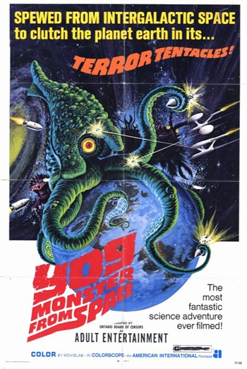 Yog Monster from Space Movie Poster featuring the iconic creature from cult cinema