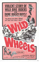 Wild Wheels Movie Poster featuring vintage racing art