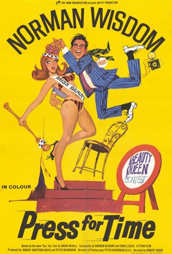 Press for Time Movie Poster Print showcasing vibrant colors and design.
