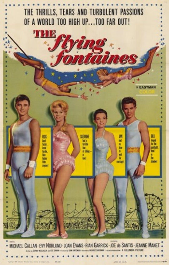 The Flying Fontaines Movie Poster Print showcasing vibrant cinematic art.