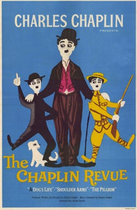 Chaplin Revue Movie Poster Print showcasing classic cinema art.