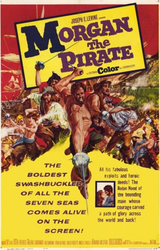 Morgan the Pirate Movie Poster Print showcasing adventure theme.