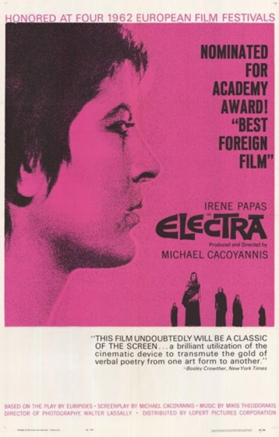 Electra Movie Poster featuring vibrant colors and action theme.