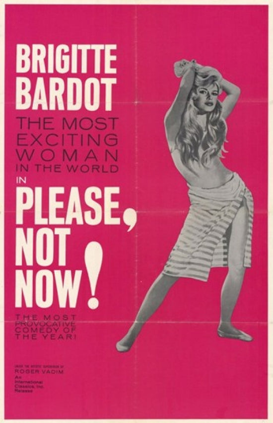 Please Not Now Movie Poster - a captivating cinematic art print.