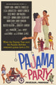 Pajama Party Movie Poster Print showcasing vibrant colors and whimsical design.