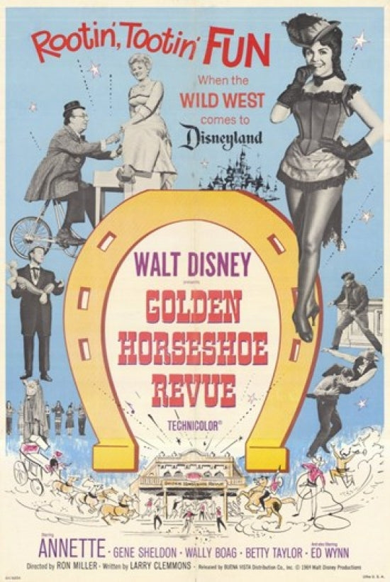 The Golden Horseshoe Revue Movie Poster Print showcasing classic cinema artistry.