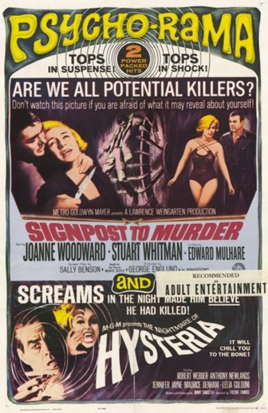 Hysteria Movie Poster Print showcasing vibrant colors and intricate details.