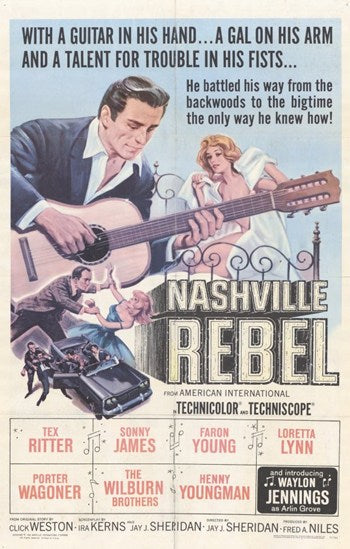 Nashville Rebel Movie Poster Print showcasing classic film artwork.