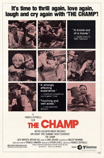 Champ Movie Poster Print showcasing resilience and determination.
