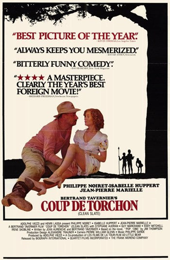Coup de Torchon Movie Poster Print showcasing cinematic art.