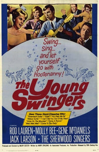 The Young Swingers Movie Poster Print showcasing vibrant colors and design.