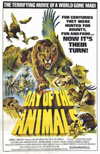 Day of the Animals Movie Poster showcasing vintage horror art.