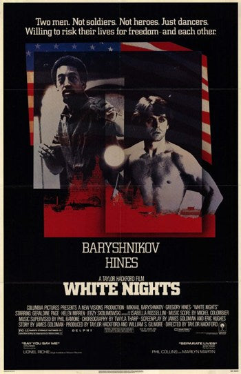 White Nights Movie Poster Print showcasing captivating visuals.