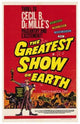 The Greatest Show on Earth Movie Poster Print showcasing circus spectacle.
