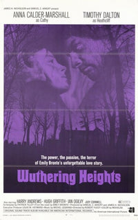 Wuthering Heights movie poster print showcasing classic film artwork.
