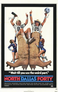 North Dallas Forty Movie Poster Print showcasing classic sports cinema.