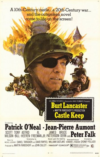 Castle Keep Movie Poster Print featuring dramatic visuals.