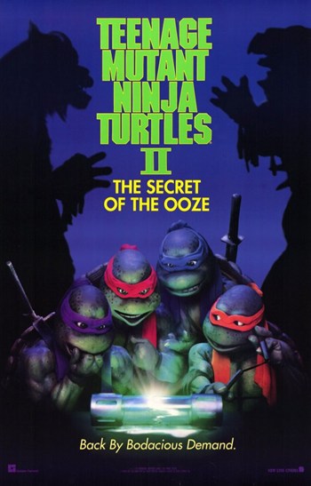 Teenage Mutant Ninja Turtles 2 Movie Poster Print featuring the iconic characters.