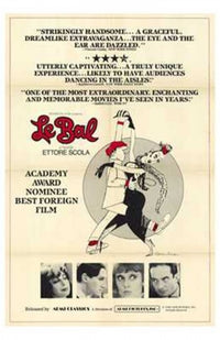 Le Bal Movie Poster Print showcasing elegant movie artwork.