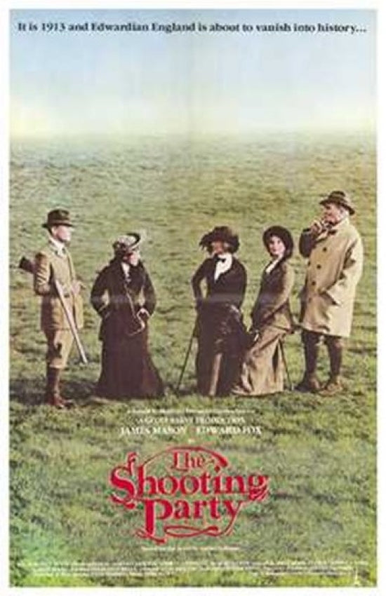 Shooting Party Movie Poster Print featuring vibrant colors.