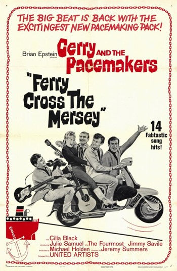 Ferry Cross the Mersey Movie Poster Print featuring classic film imagery.