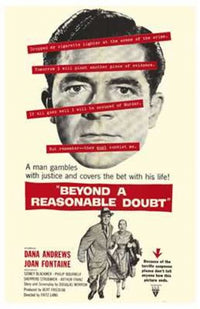 Beyond a Reasonable Doubt Movie Poster Print - Thrilling cinema artwork