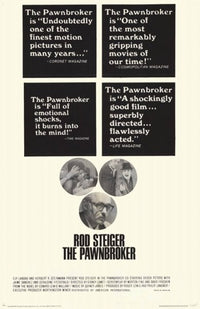 The Pawnbroker movie poster print showcasing iconic film imagery.