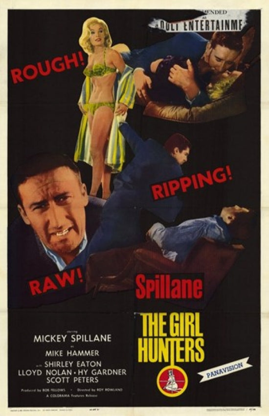 The Girl Hunters Movie Poster Print showcasing classic cinema art.