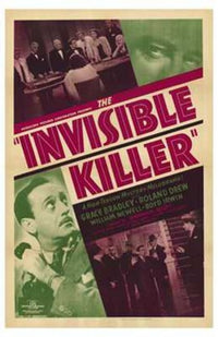 The Invisible Killer Movie Poster Print showcasing suspenseful visuals.