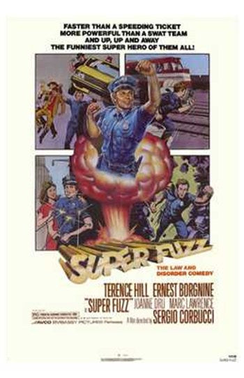 Super Fuzz Movie Poster Print showcasing vibrant artwork.