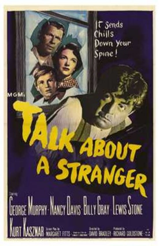 Talk About a Stranger Movie Poster Print showcasing cinematic art.