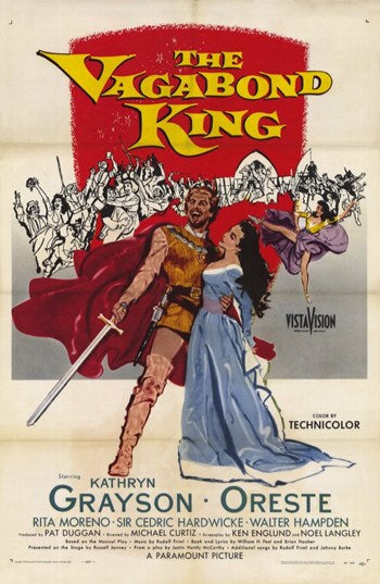 The Vagabond King Movie Poster Print showcasing classic film artwork.