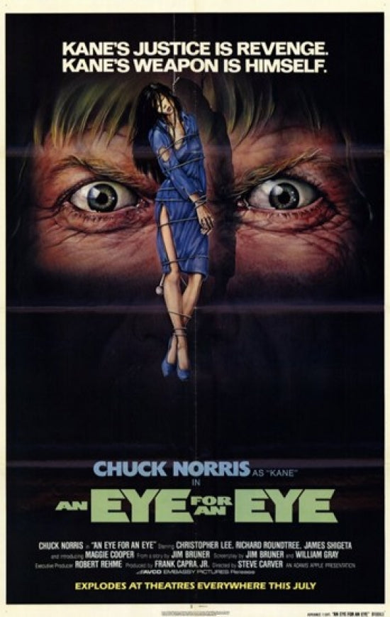 Eye for an Eye Movie Poster Print featuring dramatic imagery.