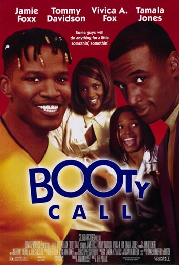 Booty Call Movie Poster Print featuring vibrant design, available in multiple sizes.