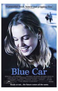 Blue Car Movie Poster showcasing a sleek vehicle design