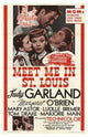Meet Me in St. Louis movie poster print, classic film decor.