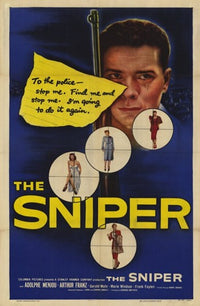Sniper Movie Poster Print showcasing action and intensity.
