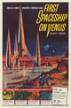 First Spaceship on Venus Movie Poster Print featuring classic sci-fi imagery.