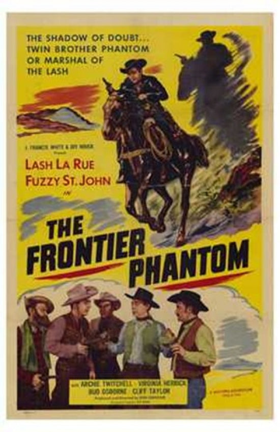 The Frontier Phantom Movie Poster, captivating artwork for film enthusiasts.