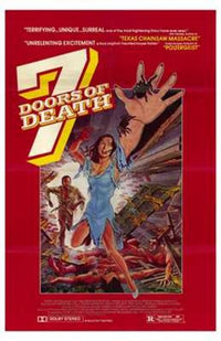 7 Doors of Death Movie Poster Print showcasing horror film art.