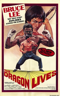 Dragon Lives Movie Poster Print showcasing magical creatures and adventure.