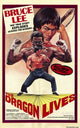 Dragon Lives Movie Poster Print showcasing magical creatures and adventure.