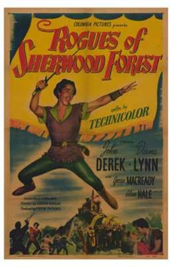 Rogues of Sherwood Forest Movie Poster Print showcasing adventure and folklore.