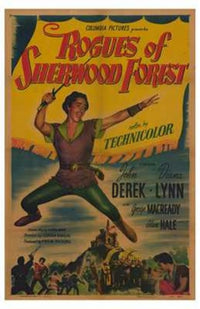 Rogues of Sherwood Forest Movie Poster Print showcasing adventure and folklore.