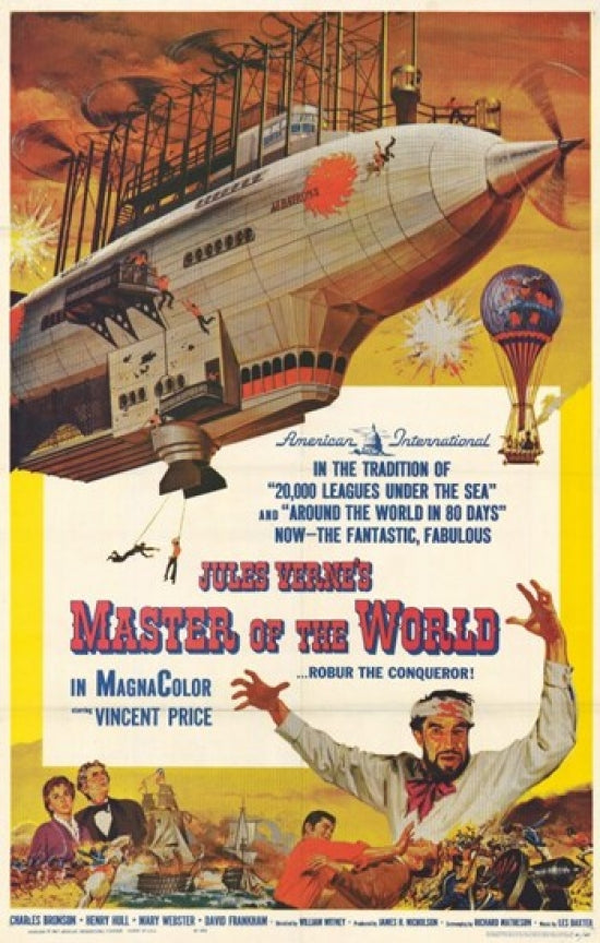 Master of the World Movie Poster Print showcasing cinematic adventure.