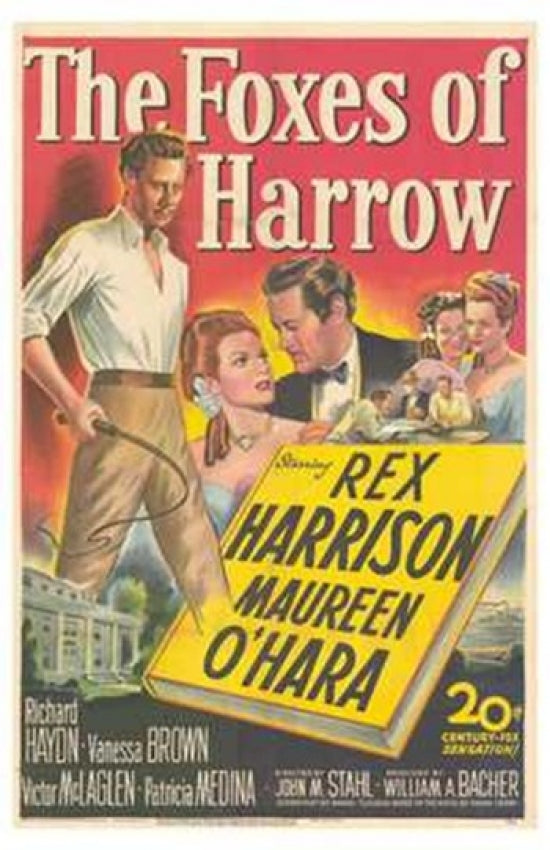 The Foxes of Harrow Movie Poster Print showcasing classic cinema art.