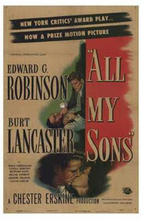 All My Sons Movie Poster Print showcasing dramatic themes and emotional depth.