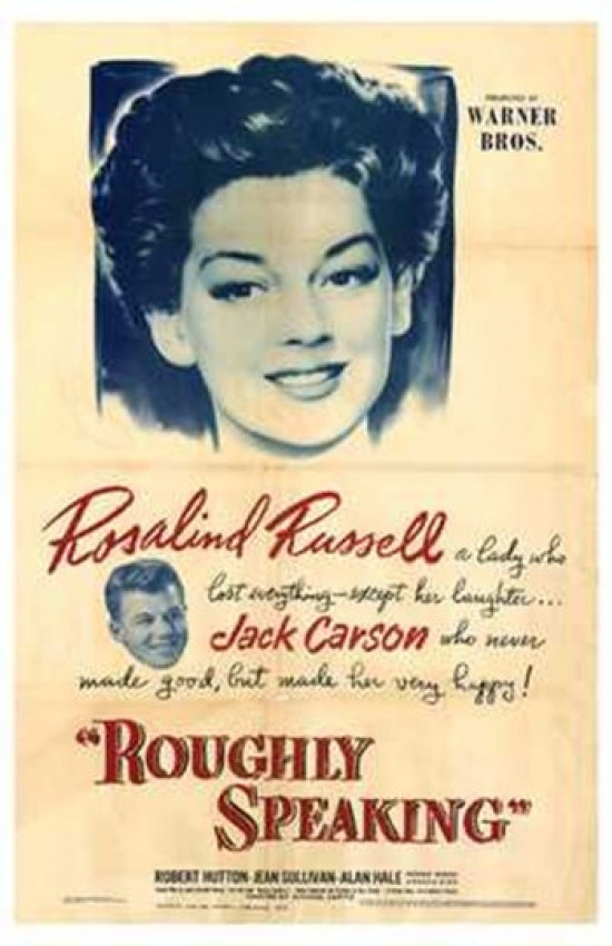 Roughly Speaking Movie Poster Print showcasing vibrant visuals