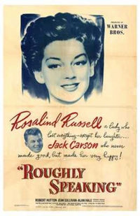 Roughly Speaking Movie Poster Print showcasing vibrant visuals